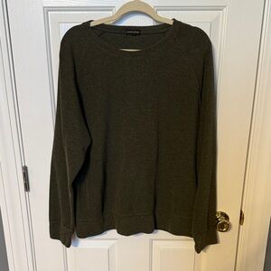 Banana Republic Men's Olive Crewneck Sweater